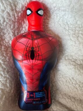 Marvel Spider-Man 3-in-1 Body Wash Shampoo & Conditioner - Red & Blue